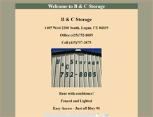 Tablet Screenshot of bandcstorage.net